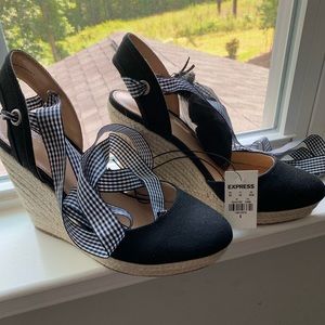Express espadrilles. Brand new w tags.